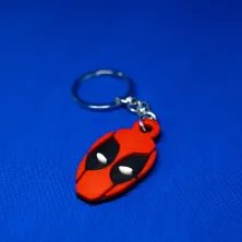 Llavero Cabeza de Deadpool Impreso en 3D | Accesorio para Fans de Marvel